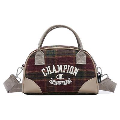 Champion冠军官方单肩包保龄球包女刺绣手提包枕头包