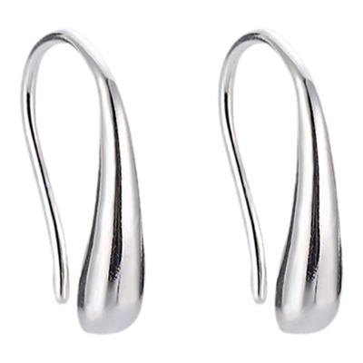 S999纯银水滴耳钉2024新款