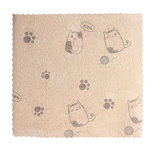 丝瓜抹布厨房专用强吸水不掉毛家用洗碗布不沾油易清洁加厚百洁布