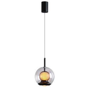 卧室床头吊灯意式极简轻奢高级感吊线灯单头玻璃玄关吧台小吊灯