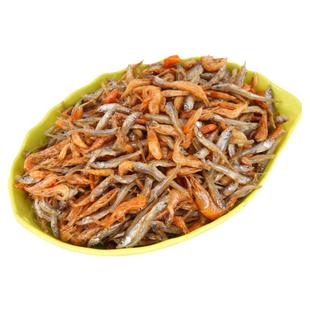 小鱼小虾混装湖南特产淡水无盐小鱼干河虾干农家自制小鱼仔虾米干