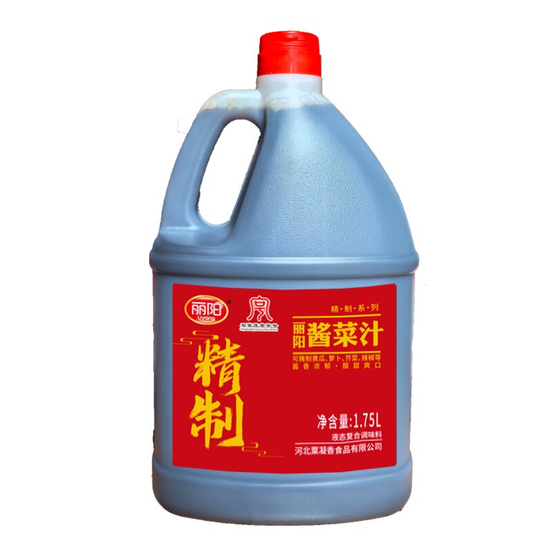 丽阳 酱菜汁1.75L腌黄瓜腌萝卜腌辣椒凉拌菜酱香河北石家庄