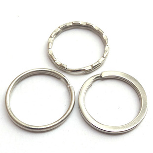 铁镍钥匙环光圈平圈服饰皮带鞋包帽子玩具挂扣创意礼品配件钥匙扣