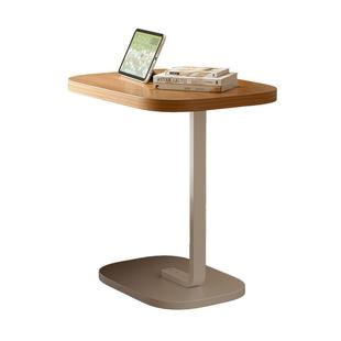 实木沙发边几小茶几客厅家用可移动2024新款简易小桌子可升降旋转