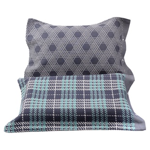 适合40x60乳胶枕头芯使用的枕套单只加厚纯棉纱布全包按扣45x65cm