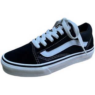 经典VS童鞋低帮松紧带板鞋男女街舞滑板鞋休闲鞋儿童学生鞋春秋潮