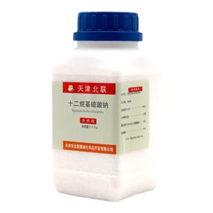 十二烷基硫酸钠K12针状十二醇硫酸钠化学试剂分析纯AR500g促销
