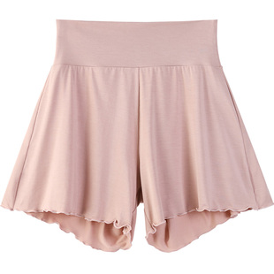 睡裤女士短裤莫代尔宽松孕妇休闲家居裤凉感薄款空调裤夏季含蚕丝