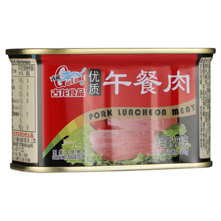 古龙优质午餐肉340g*6罐熟食泡面火锅三明治速食即食猪肉厦门特产