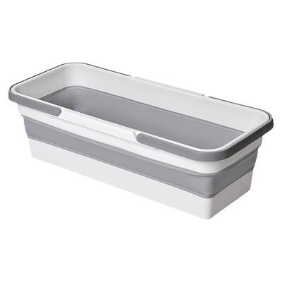 折叠带轮拖把桶硅胶易收纳12L