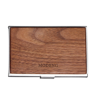 木质名片夹名片盒大容量商务男女士高档精致实木创意随身定制刻字