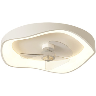 创意风扇灯2025新款led吸顶灯主卧室灯极简客厅灯餐厅灯中山灯具