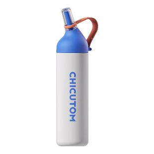 moc保温杯儿童大容量水杯女孩学生上学专用吸管杯子外出便携水壶