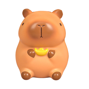 卡皮巴拉捏捏乐慢回弹柔软解压玩具生日礼物发泄公仔玩偶解压神器