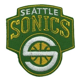 NBA篮球球队复古纪念标志徽章刺绣运动布贴球衣装饰修补个性贴花