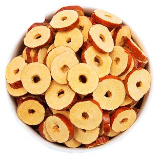 新疆特产枣圈红枣干500g脆酥干吃泡水即食脆枣干切片烘干枣片无核