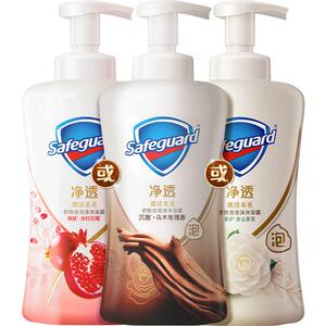 舒肤佳红石榴乌木玫瑰泡泡沫沐浴露留香乳液