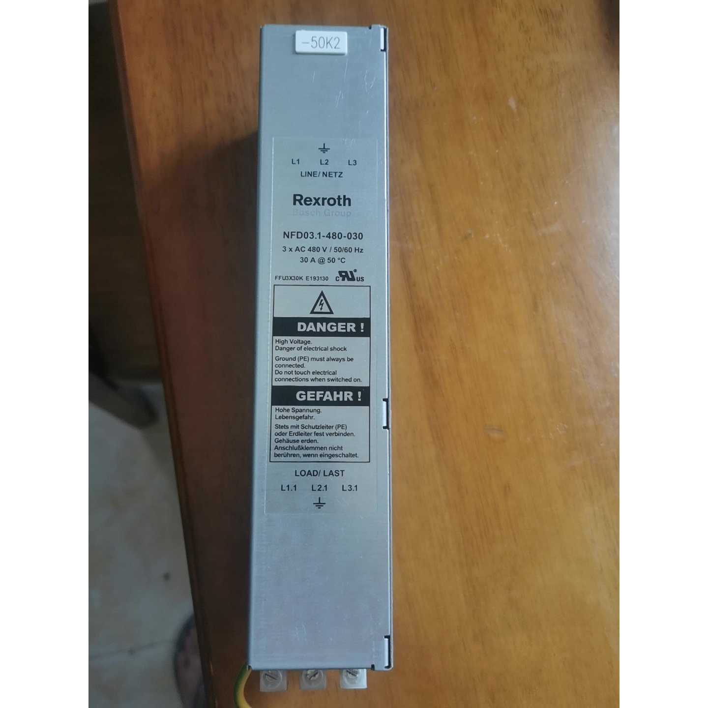 议价REXROTH力士乐电源虑波器NFD3.1480030维修