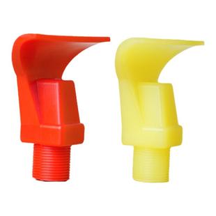 洗煤厂喷头DN20鸭嘴型扇形压滤机磁选机脱介筛喷嘴 6分聚氨酯喷嘴