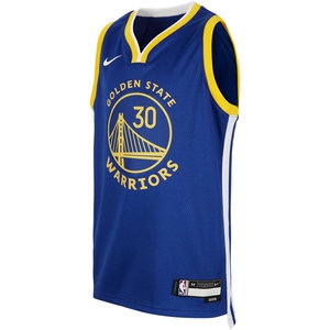 耐克金州勇士队大童透气速干球衣夏季男童轻便NIKE NBA FZ0867