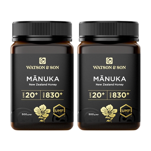 沃森父子麦卢卡蜂蜜UMF20+500gSKP商场同款新西兰原装进口纯正