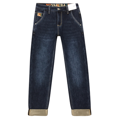 冬季加绒新款牛仔裤男保暖