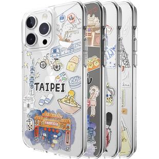 switcheasy适合2023款新苹果15手机壳iphone15promax手绘艺术保护套全包15pro军规防摔软硬15图案透明可挂绳