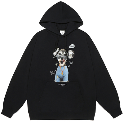 GUUKA可爱小狗连帽卫衣