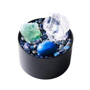 【由心发声~能量碗】 扩香石天然水晶原石净化风水办公桌摆件礼物