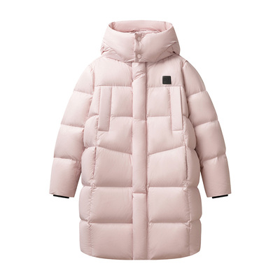 鸭鸭儿童羽绒服中长款保暖