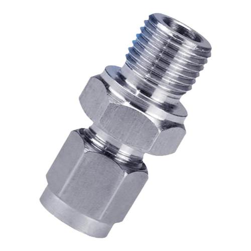 304不锈钢直通卡套终端接头/卡套式管接头G螺纹直通卡套G1/4 G1/2