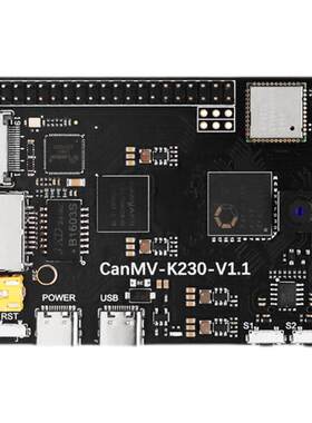 K230开发板 CanMV AI快速 主板人工智能 双核 AI主板视觉识别模块