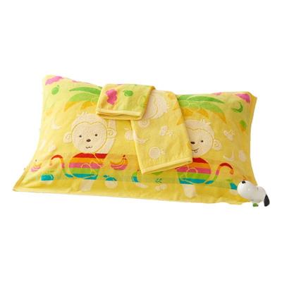 棉田枕巾纯棉一对装可爱卡通图案