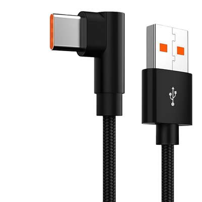 弯头Typec数据线超级快充适用华为充电线mate70全系pro/60荣耀超级tpc手机充电器线66W安卓nova7编织线