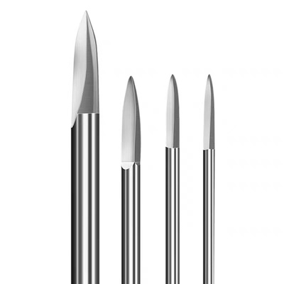 优质白钢木雕宝剑刀雕刻套装