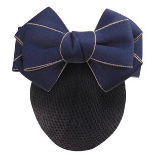 零点职业头花网兜韩国空姐超市酒店护士简约发网清新优雅职员发夹