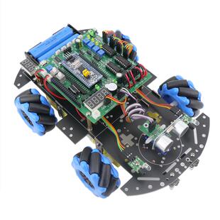STM32智能小车麦克纳姆轮F103C8T6循迹避障全向轮wifi灭火机器人