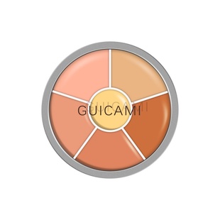 GUICAMI面具魅影六色遮瑕盘歌剧魅影三色遮瑕膏遮盖脸部痘印斑点
