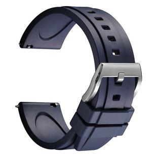 手表配件快拆表带男士氟橡胶适用欧米茄海马浪琴康卡斯宝珀五十噚