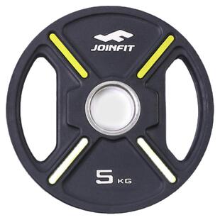 JOINFIT包胶手抓孔铃片 捷英飞举重杠铃片大孔奥杆健身 JM076B