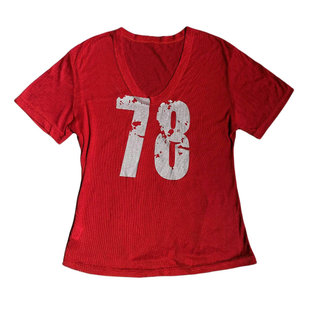 欧美辣妹穿搭爵士上衣红色t恤修身薄款jazz跳舞服装kpop罩衫女