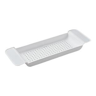 浴缸置物架可伸缩架子轻奢置物板浴桶高级支架浴室泡澡浴盆网红