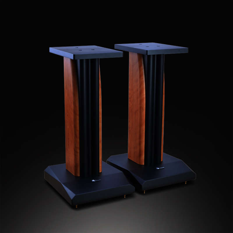 八达 豪华木脚架音箱支架发烧hifi高保真书架音箱专用