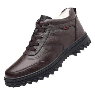 回力棉鞋男加绒加厚羊毛舒适保暖皮毛一体雪地靴防水防滑高帮棉靴