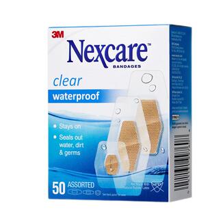 3M耐适康Nexcare创可贴防水创口贴医用透气透明磨脚透气ok绷