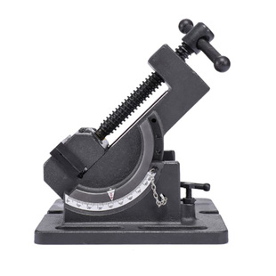 金丰可倾斜平口钳0-90度导杆式角度虎钳钻床台虎钳3寸4寸台钻夹具