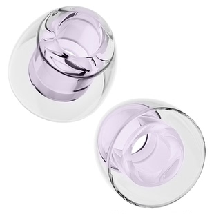 NICEHCK原道P03淡紫液态硅胶耳套入耳式耳机套柔软舒适降噪隔音塞