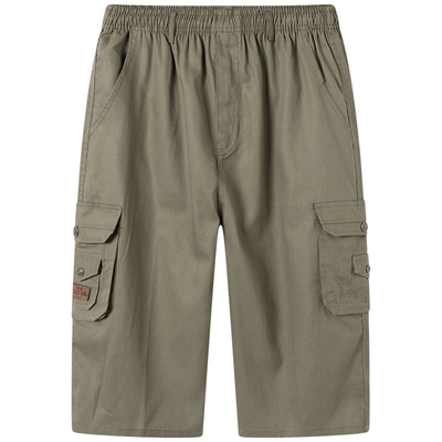 七分裤短裤休闲纯棉男裤中老年人