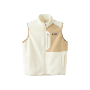 亚瑟士童装25年秋新款儿童摇粒绒内搭外套抓绒衣男女童针织马甲