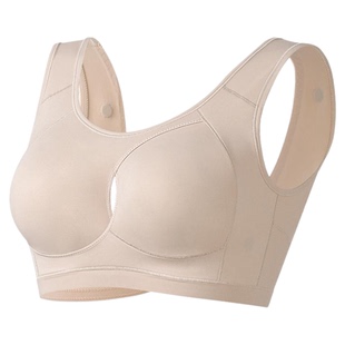 大胸显小胸内衣全罩杯薄款无痕光面可拆杯垫收副乳防下垂全包文胸